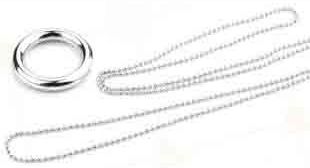 Ring & Chain - Silver
